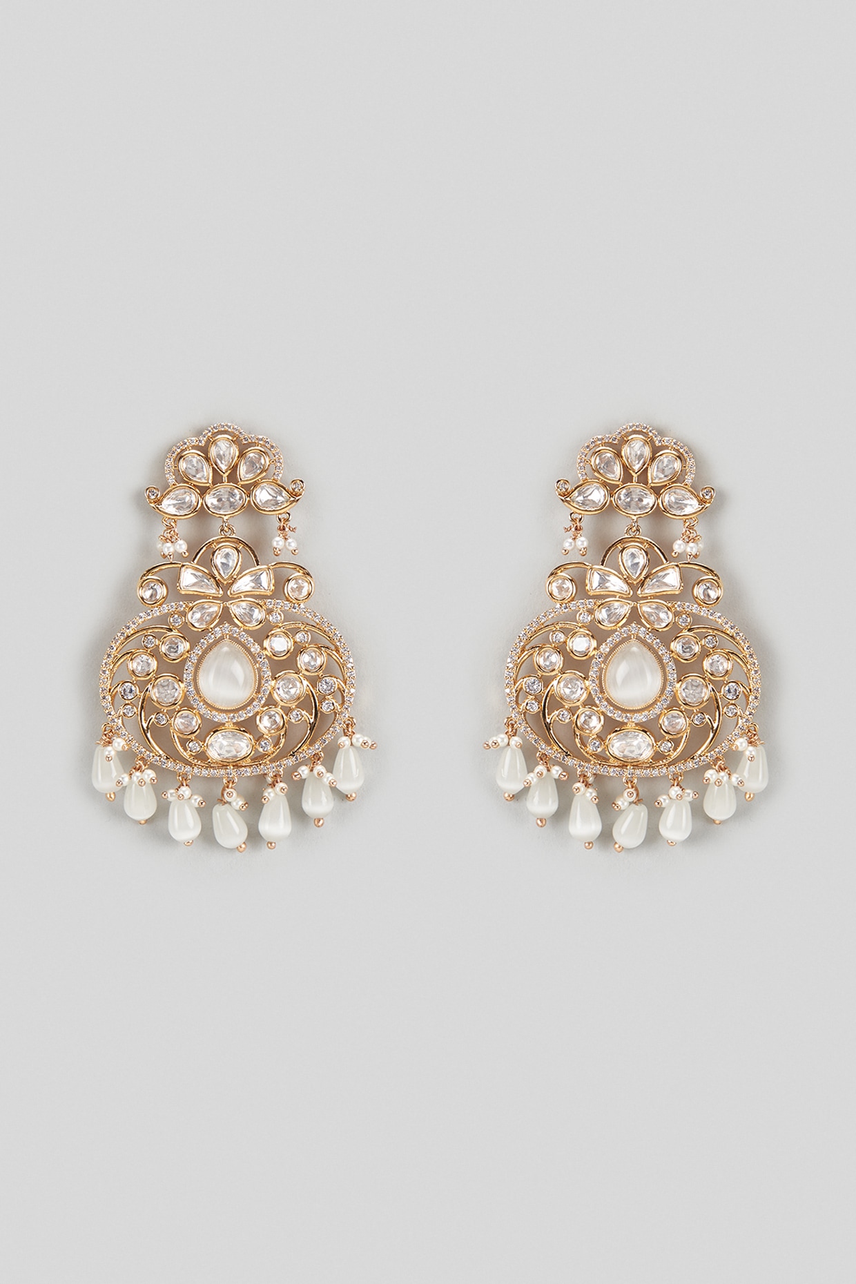 Amazon.com: KOFUN Earrings, Retro Indian Bollywood Kundan Jhumka Jhumki Drop  Earrings Gypsy Fashion Jewelry : Clothing, Shoes & Jewelry