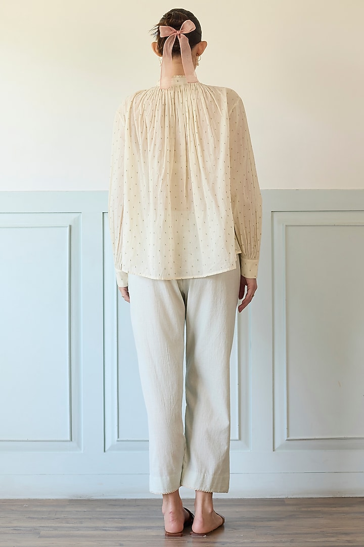Mint Green Cotton Co-Ord Set by Khyati Rughani at Pernia's Pop Up Shop