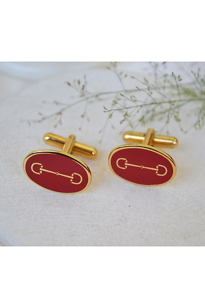 Silver Plated Brass Cufflinks by Khatu at Pernia's Pop Up Shop