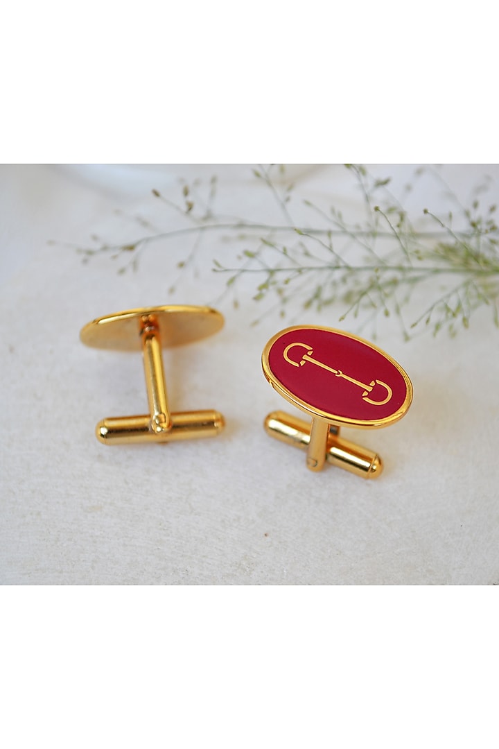 Silver Plated Brass Cufflinks by Khatu at Pernia's Pop Up Shop