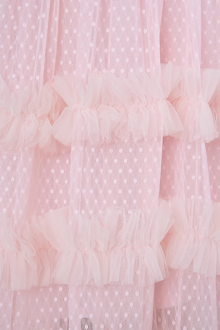 Pink sleeveless tulle dress available only at Pernia's Pop Up Shop.