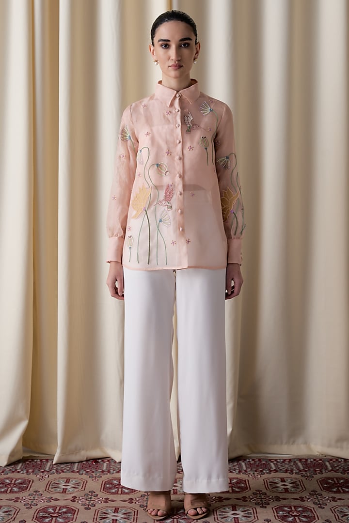 Ivory Premium Crepe Pant Set by Love Kiki at Pernia's Pop Up Shop