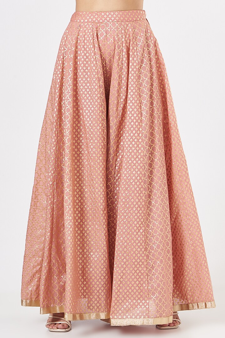 Yellow & Pink Embroidered Kurta Set by Kritika Dawar at Pernia's Pop Up Shop
