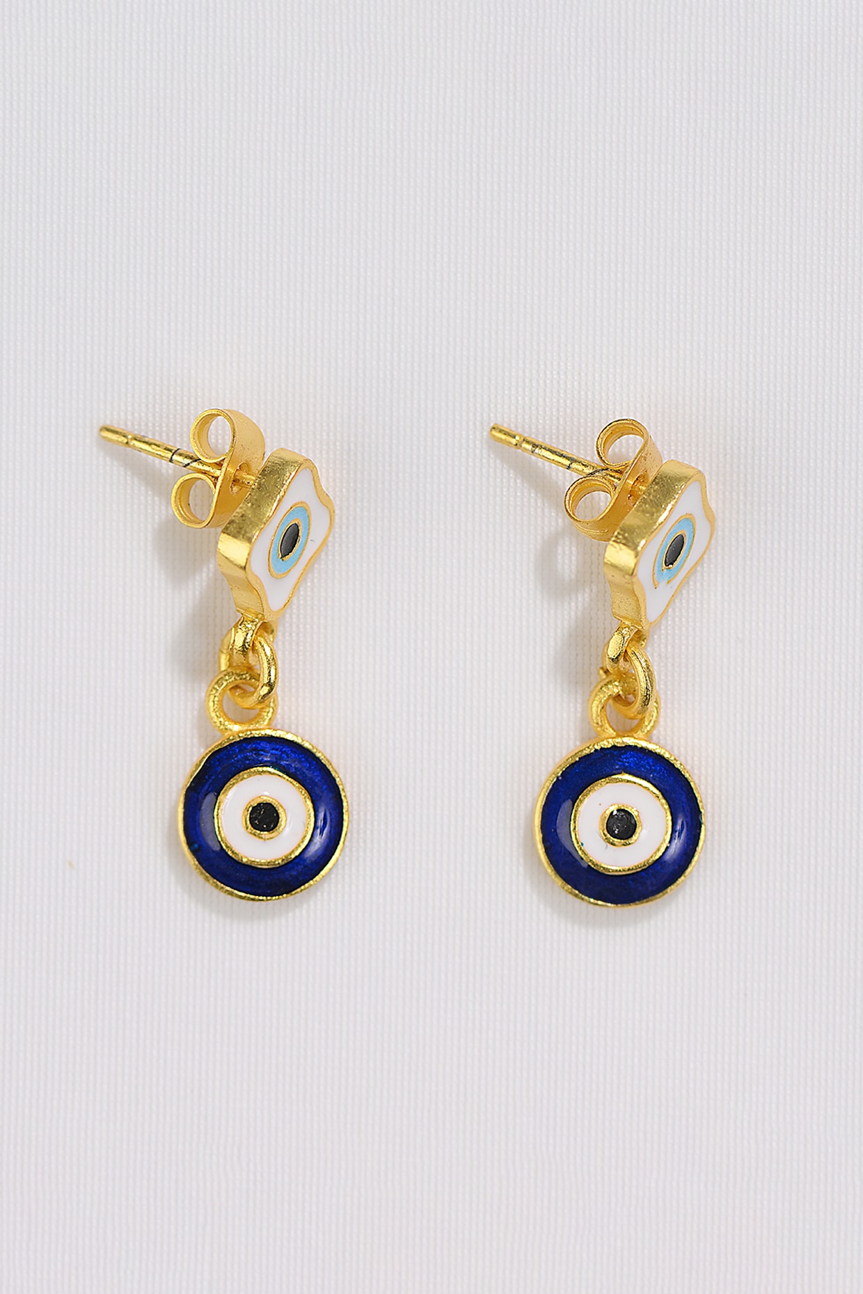 Premium Stainless Steel Evil Eye Earrings – Sutra Wear