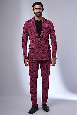 Buy Light Pink Blazer for men Online from Indian Designers 2024