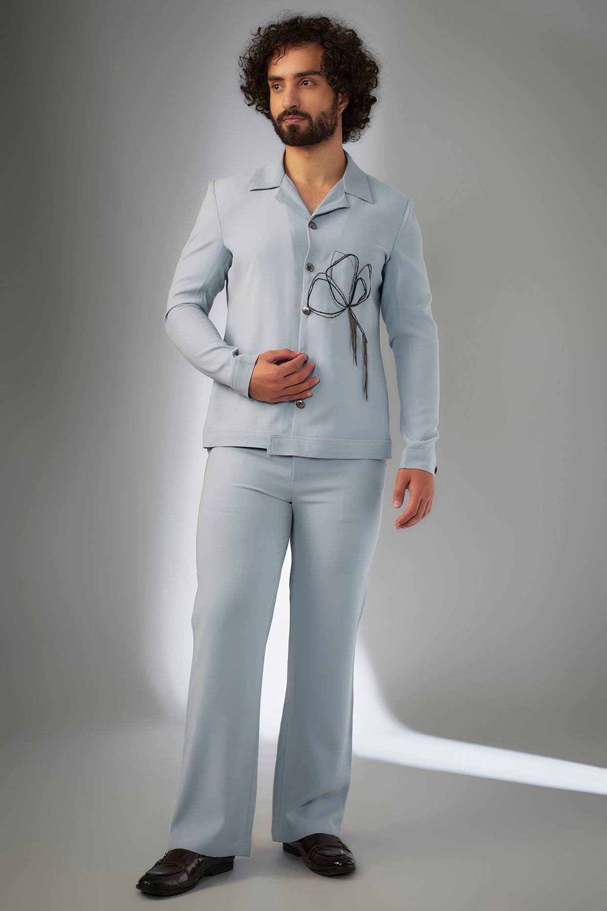 Powder Blue Jumpsuit Buy Powder Blue Jumpsuit for Men Online from Indian Designers 2024