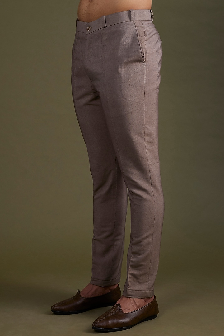Hazelnut Embroidered Wedding Indowestern Set by KSHITIJ CHOUDHARY MEN at Pernia's Pop Up Shop