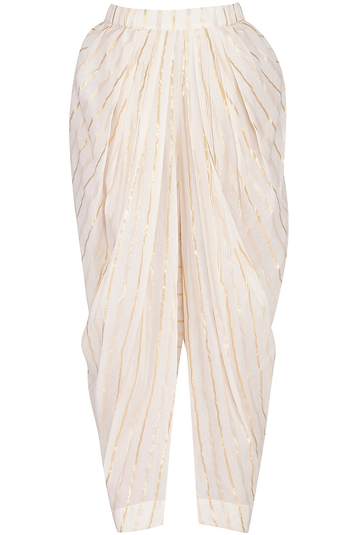 Peach Embellished Dhoti Kurta Set by Kanika J Singh at Pernia's Pop Up Shop
