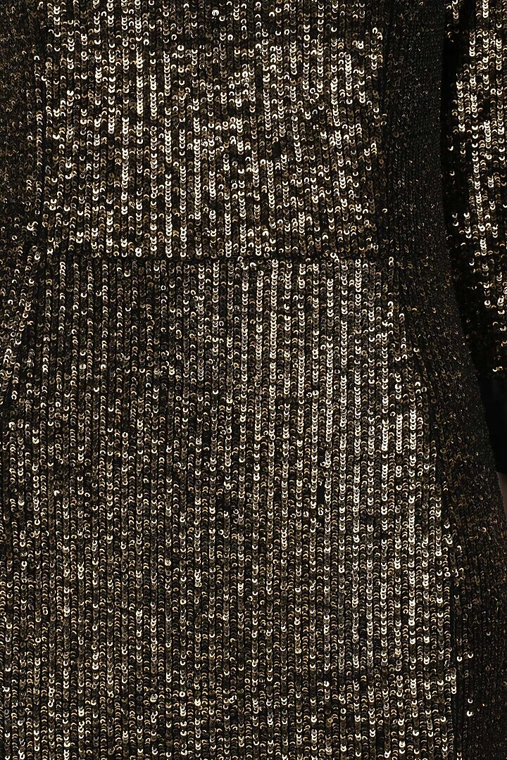Golden sequin embroidered gown available only at Pernia's Pop Up Shop.