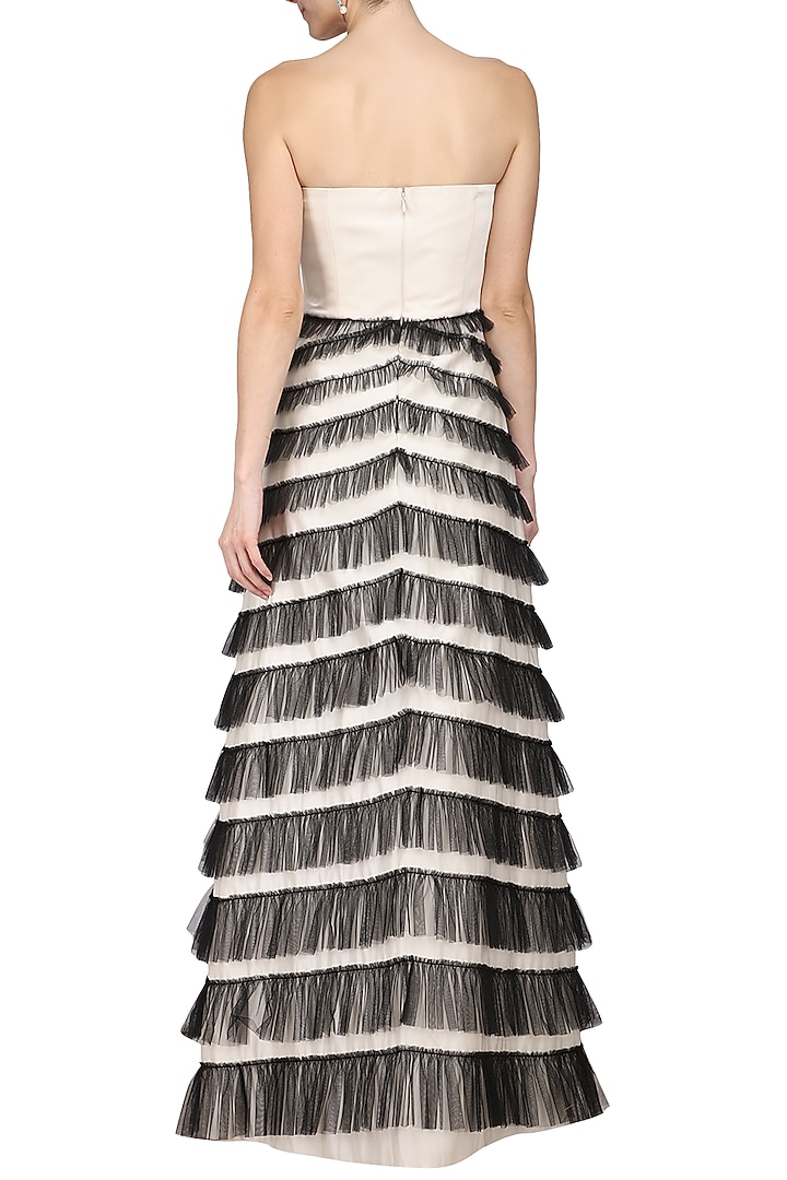 White embroidred off shoulder gown available only at Pernia's Pop Up Shop.