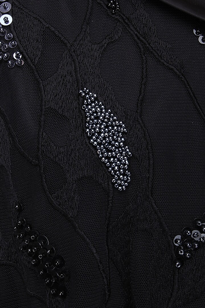 Black One Shoulder Cape style Jumpsuit available only at Pernia's Pop Up Shop.