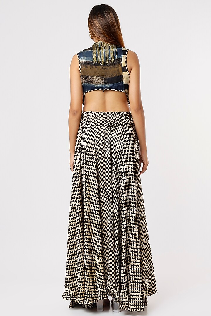 Multi-Colored Printed Maxi Vacation Dress by Kritika Murarka at Pernia's Pop Up Shop