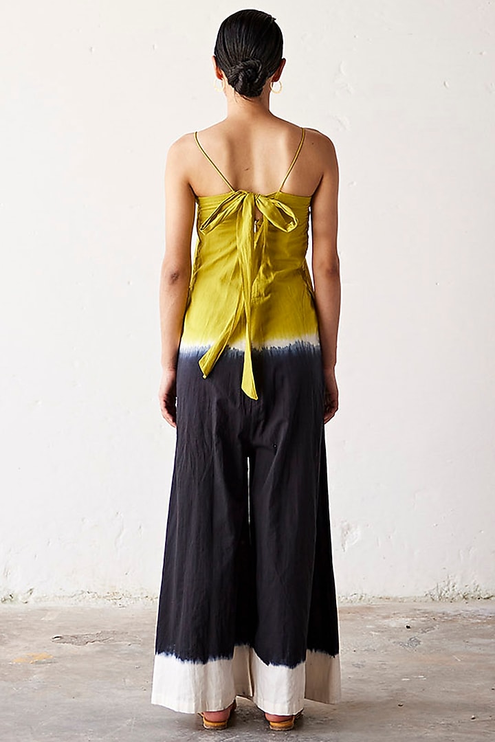 Multi-Colored Mul Cotton Handcrafted Jumpsuit by Khara Kapas at Pernia's Pop Up Shop