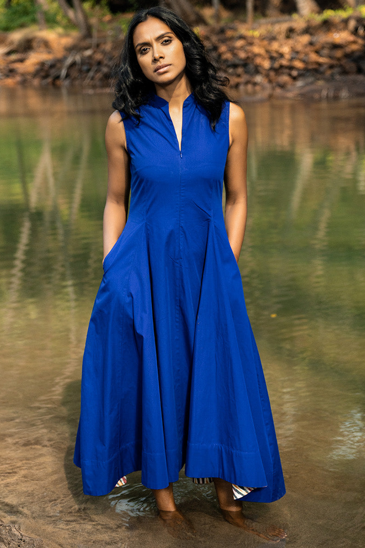 Dress electric blue hot sale