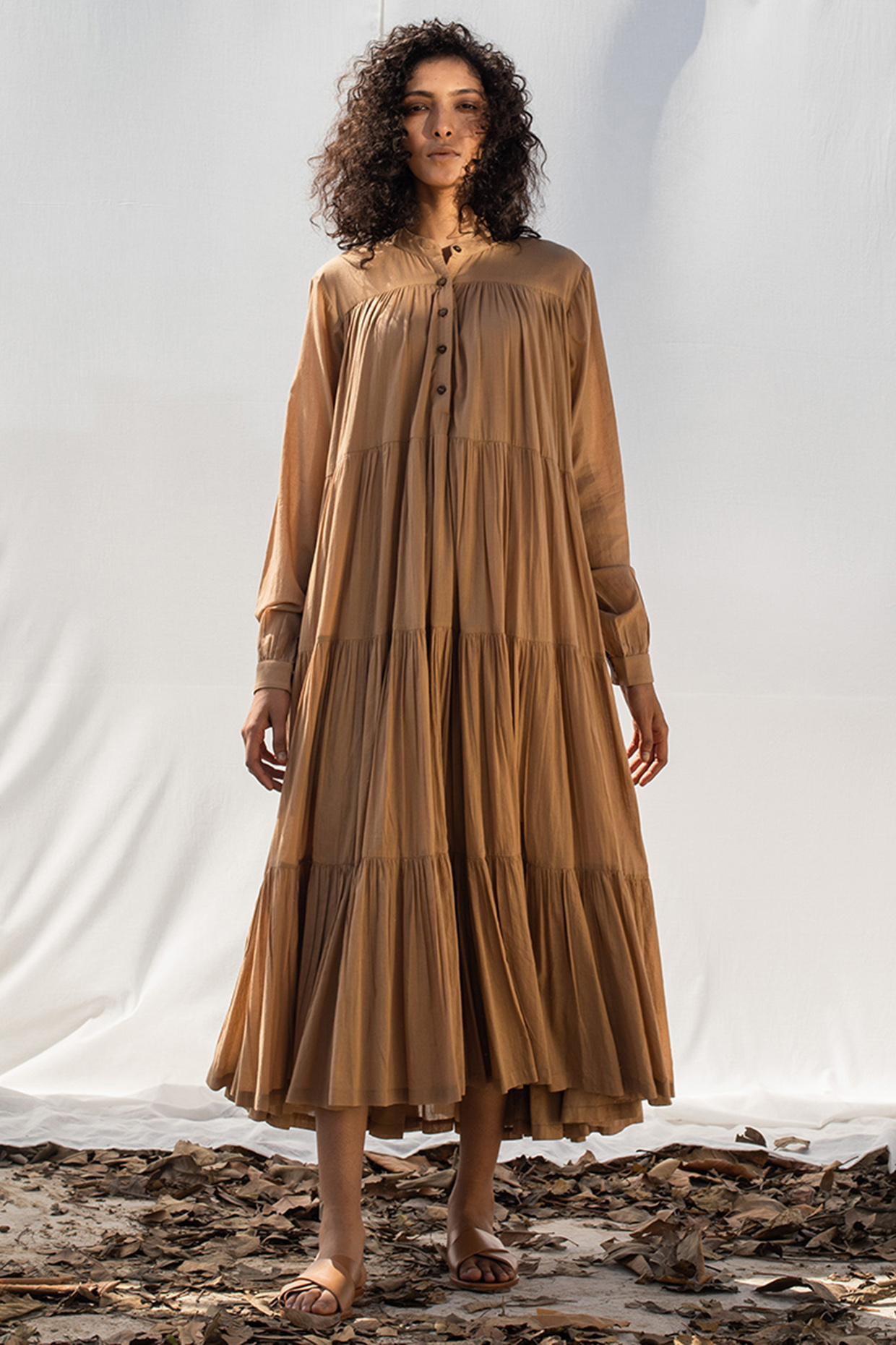 tiered tent dress