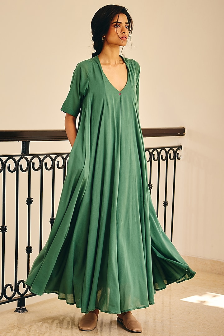 sap green dress Nirvana Sap Green Kurta – 1999AD