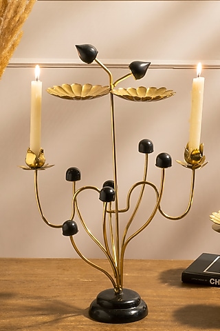 Black Metal & Iron Home Decor Item by Kaksh studio