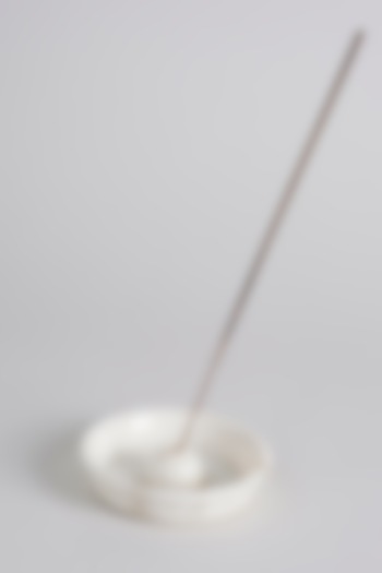 White Marble Handcrafted Incense Stick Holder by Kaksh studio