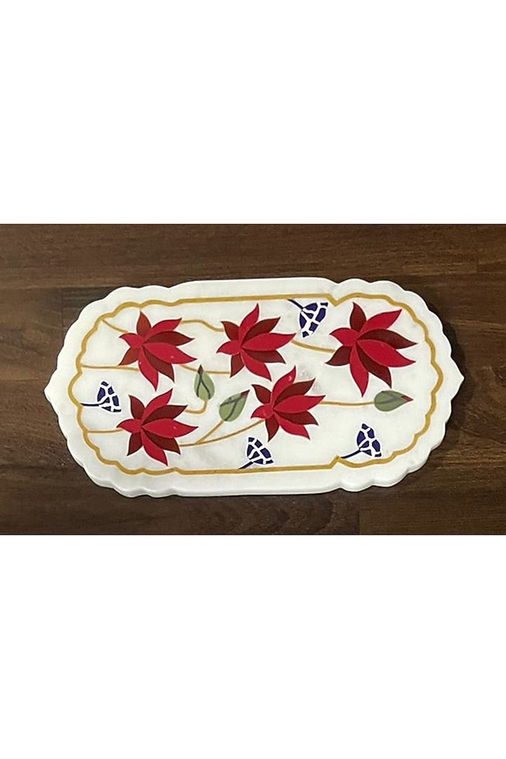 White Marble Wall Hanging by Kaksh studio at Pernia's Pop Up Shop