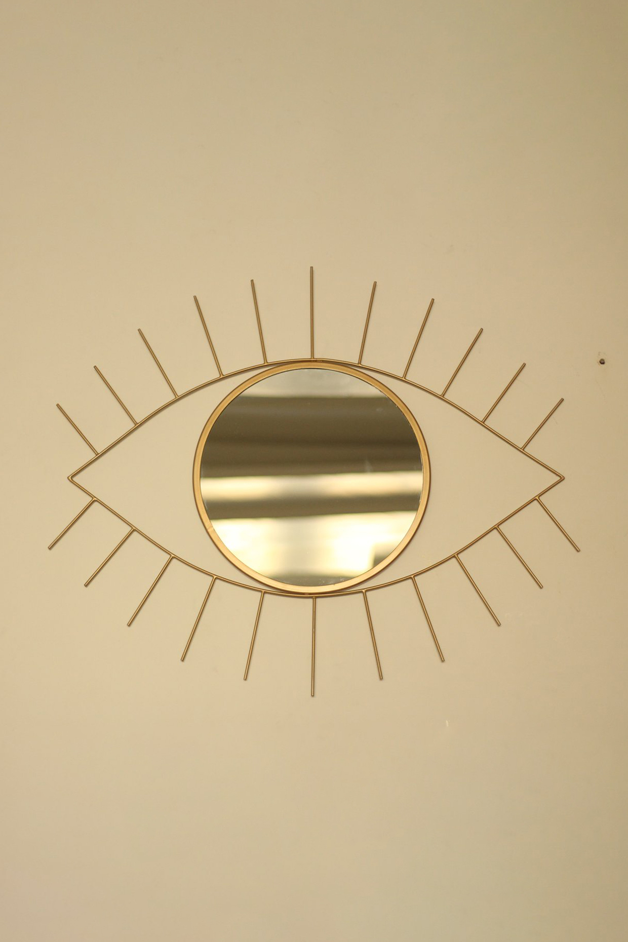Gold Evil Eye Wall Mirror by Kaksh studio at Pernia's Pop Up Shop