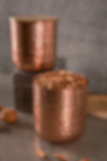 Copper Iron Jar by Kaksh studio