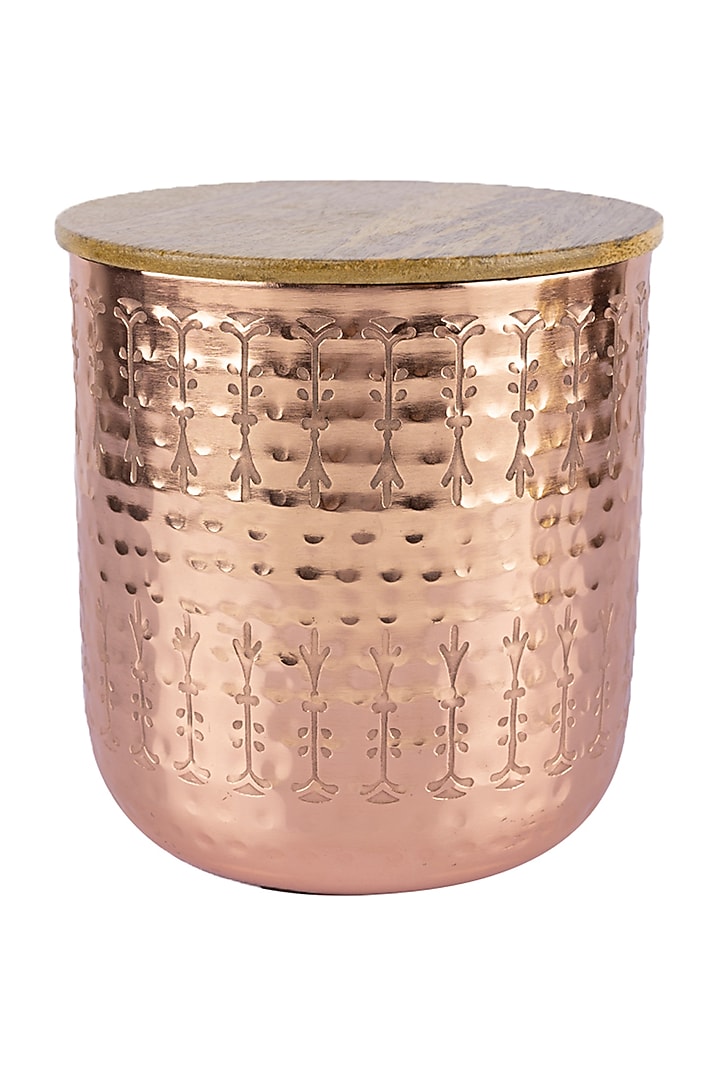 Copper Iron Jar by Kaksh studio at Pernia's Pop Up Shop