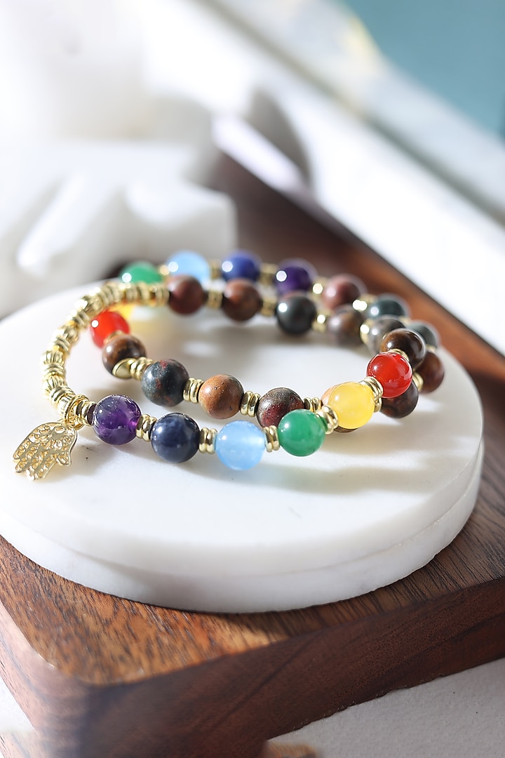 Candle Holder & Bracelet Festive Gift Hamper by Kaksh studio at Pernia's Pop Up Shop