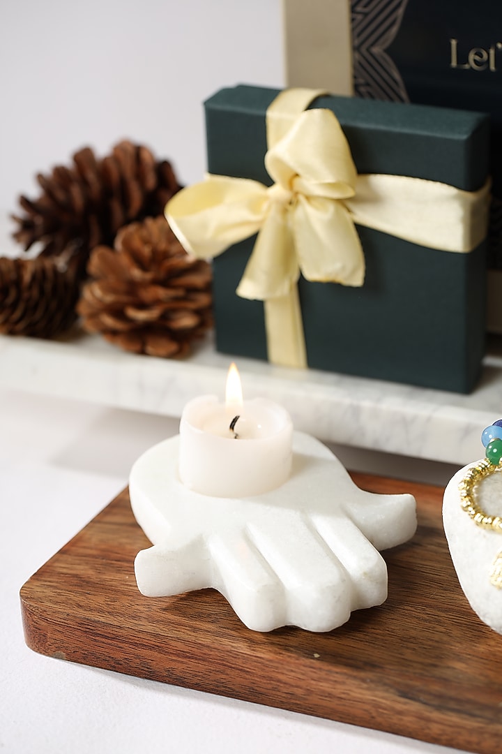 Candle Holder & Bracelet Festive Gift Hamper by Kaksh studio at Pernia's Pop Up Shop