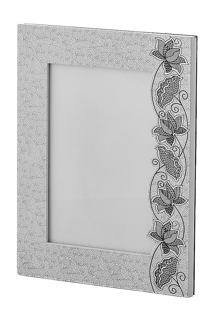 Black & White MDF Wood Monochrome Printed Frame by Kalam