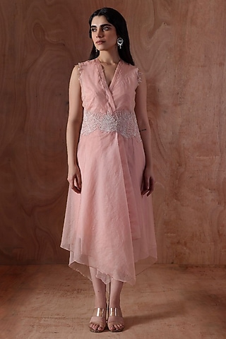 Buy Pink Haldi Dress for Women Online from India's Luxury Designers 2026