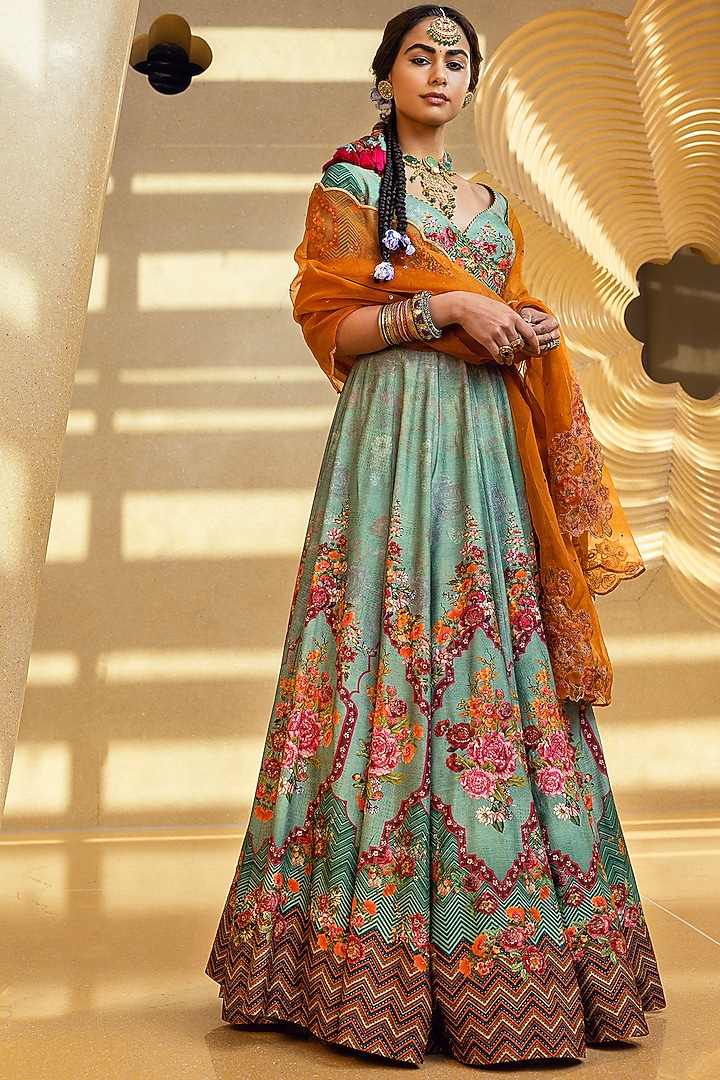 Ahanita Wedding Lehenga Set by Kalista at Pernia's Pop Up Shop