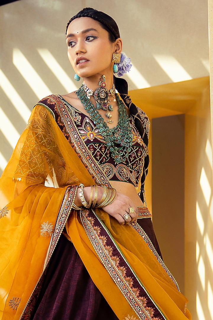 Mehjabeen Wedding Lehenga Set by Kalista at Pernia's Pop Up Shop