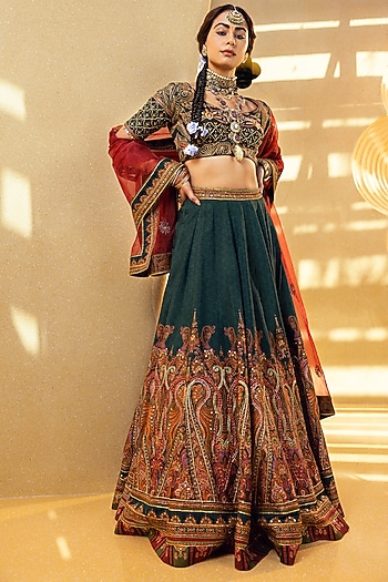 Mehjabeen Wedding Lehenga Set by Kalista at Pernia's Pop Up Shop