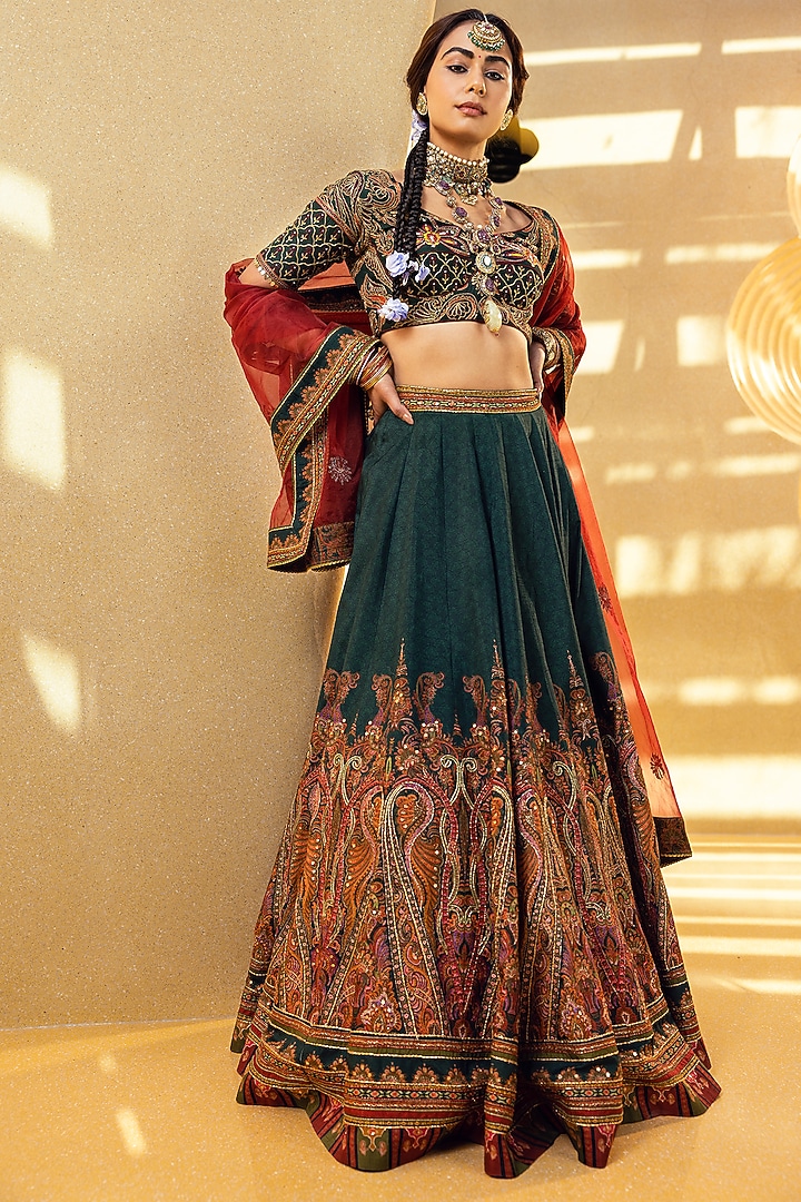 Mehjabeen Wedding Lehenga Set by Kalista at Pernia's Pop Up Shop