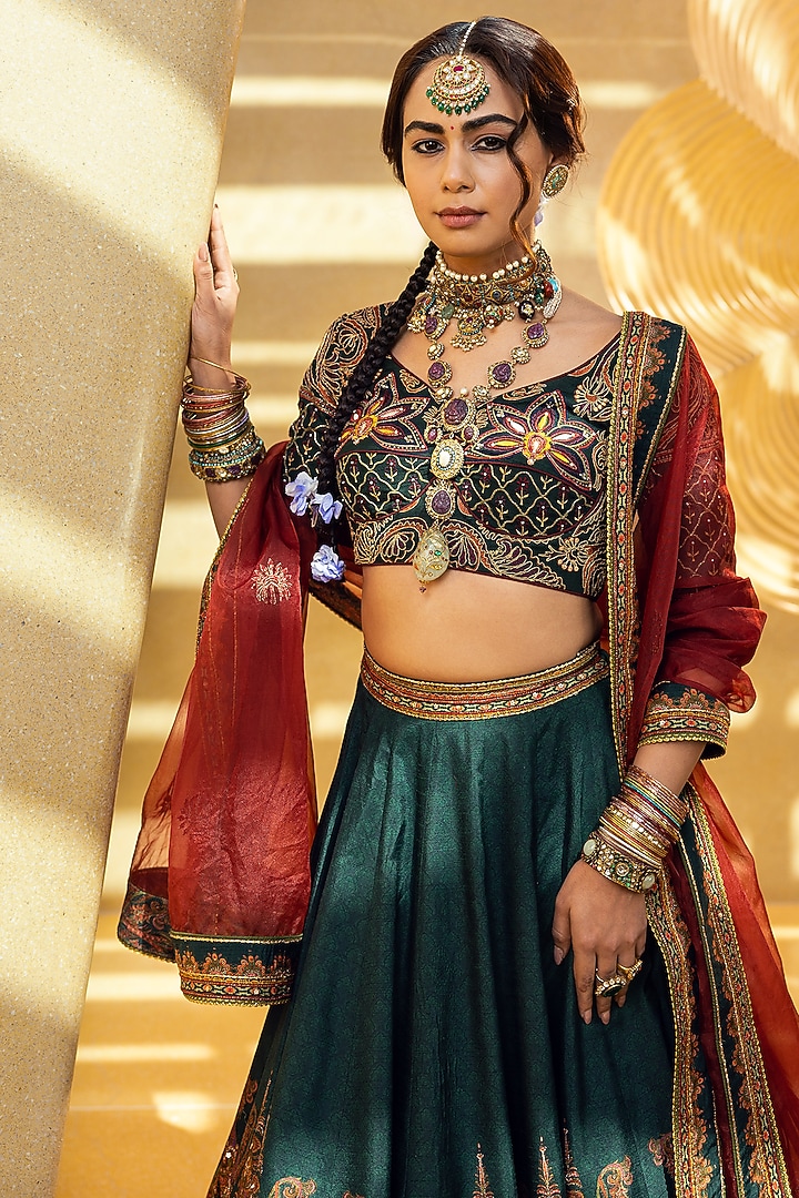 Mehjabeen Wedding Lehenga Set by Kalista at Pernia's Pop Up Shop