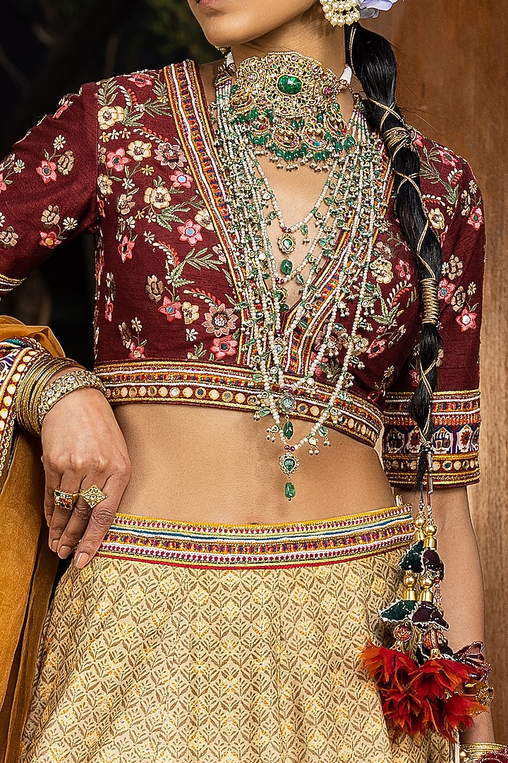 Nadira Begum Wedding Lehenga Set by Kalista at Pernia's Pop Up Shop