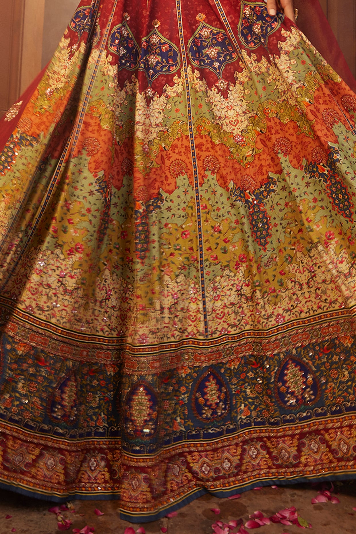 New Designer Multi Colours Lehenga Choli - Etsy