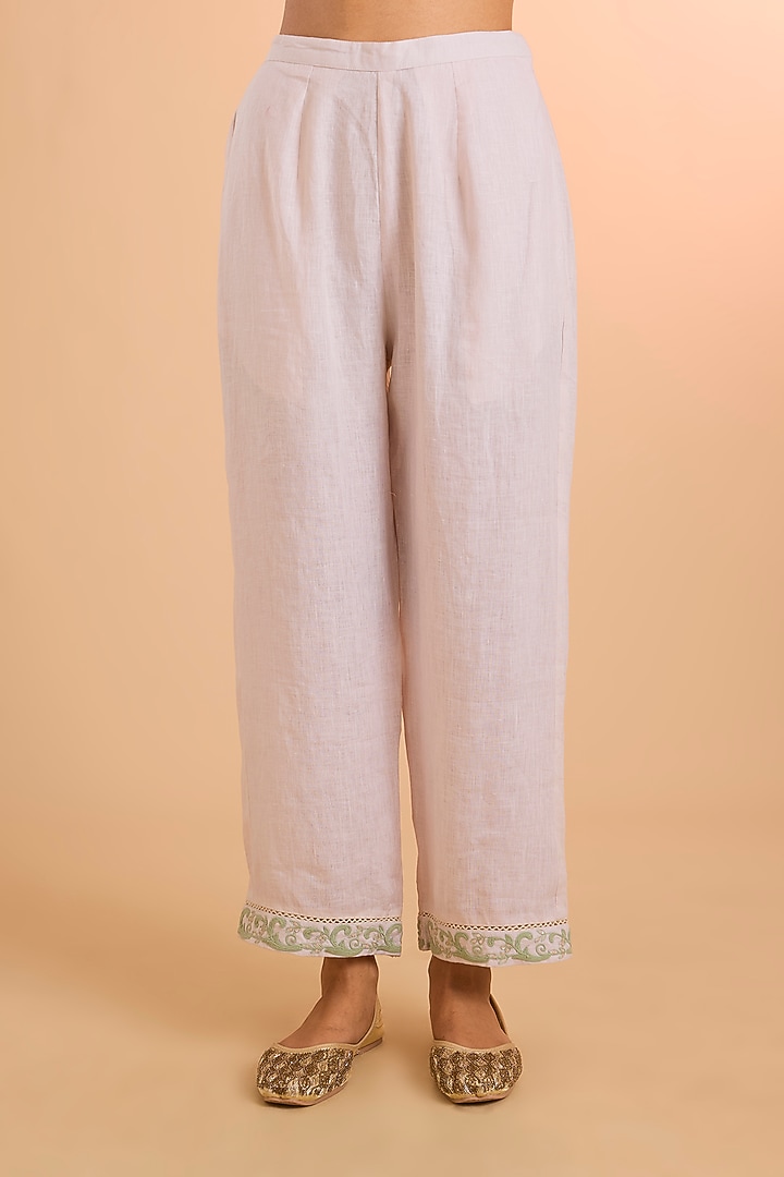 Ivory Cotton Linen Co-Ord Set by Kalista at Pernia's Pop Up Shop