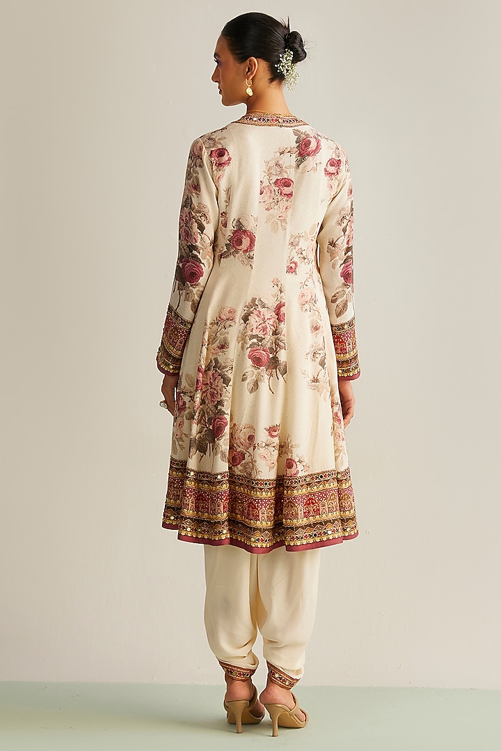 short anarkali dress designs Hand Embroidered Anarkali Dress/peach Anarkali Suit Set /pink Hand Work Anarkali USA /indian Dresses/peach Kurta/pink Short Sleeves Anarkali