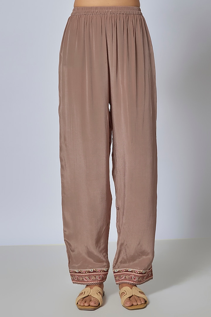 Lilac Viscose Crepe Kurta Set by Kalista at Pernia's Pop Up Shop