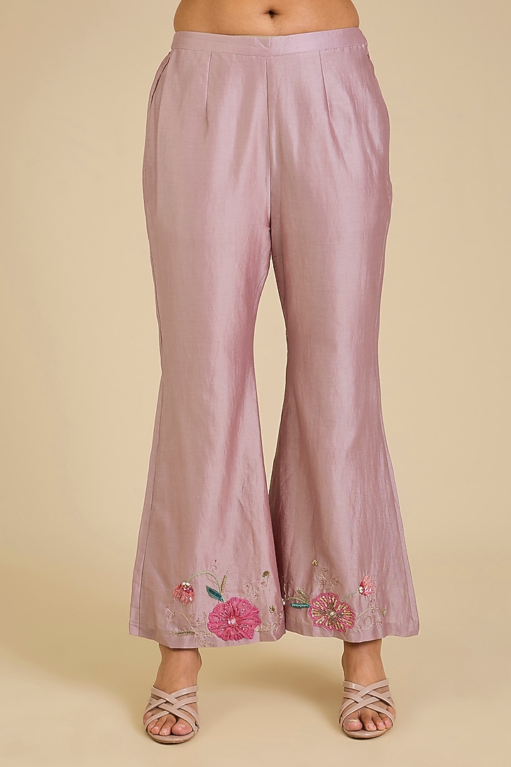 Blush Silk Chanderi Co-Ord Set by Kalista at Pernia's Pop Up Shop
