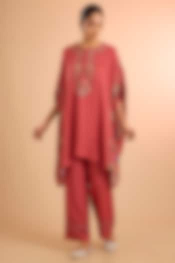 Peach Viscose Co-Ord Set by Kalista at Pernia's Pop Up Shop