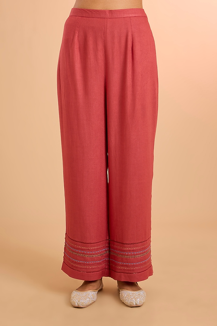 Peach Viscose Co-Ord Set by Kalista at Pernia's Pop Up Shop