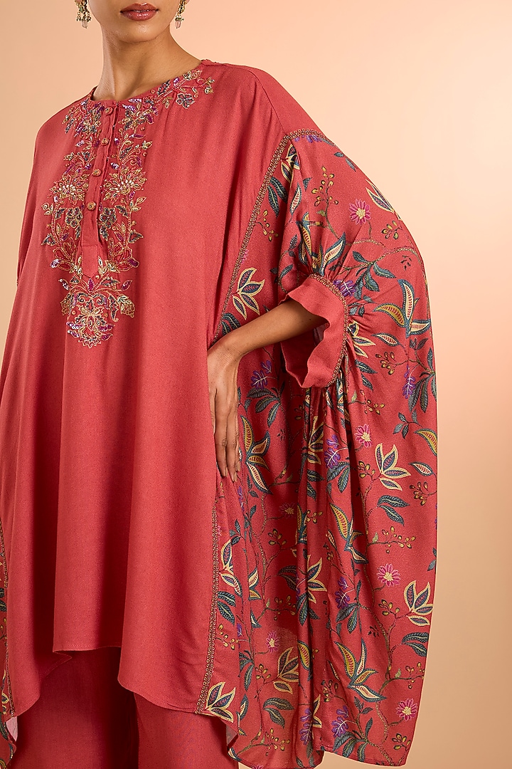 Peach Viscose Co-Ord Set by Kalista at Pernia's Pop Up Shop