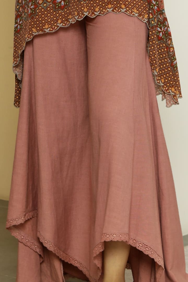 Dusty Pink Printed Tunic Set by Kalista at Pernia's Pop Up Shop