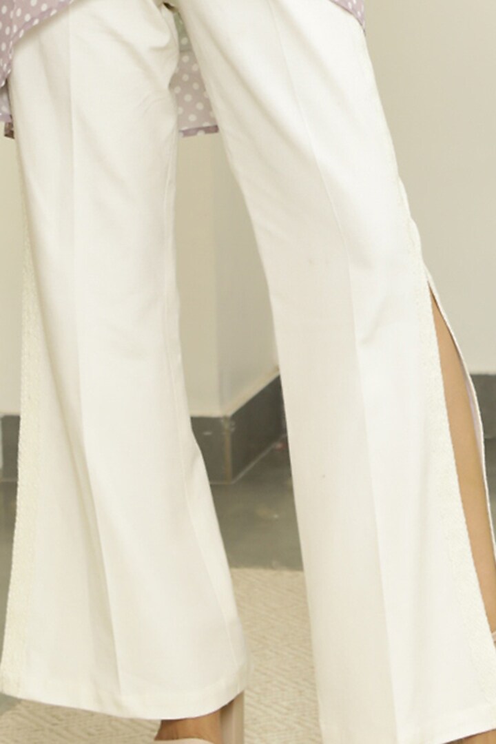 Lilac Hand Printed Tunic Set by Kalista at Pernia's Pop Up Shop