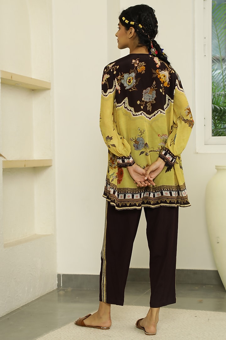 Yellow Printed Tunic by Kalista at Pernia's Pop Up Shop