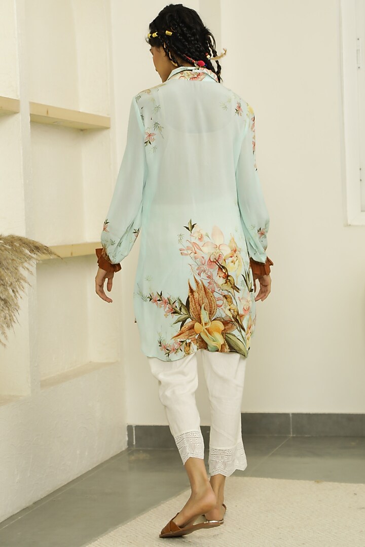 Mint Printed Tunic by Kalista at Pernia's Pop Up Shop