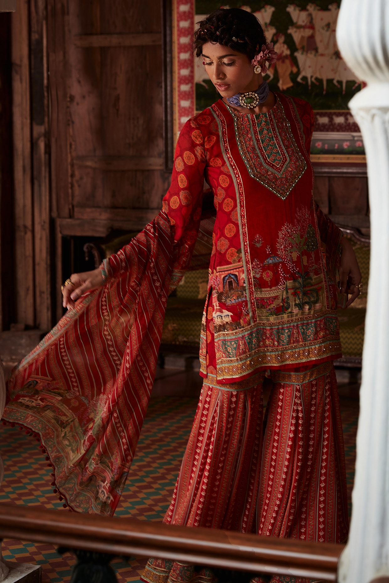 Buy online Foil Printed Sharara from ethnic wear for Women by Clora  Creation for 1299 at 35 off  2023 Limeroadcom