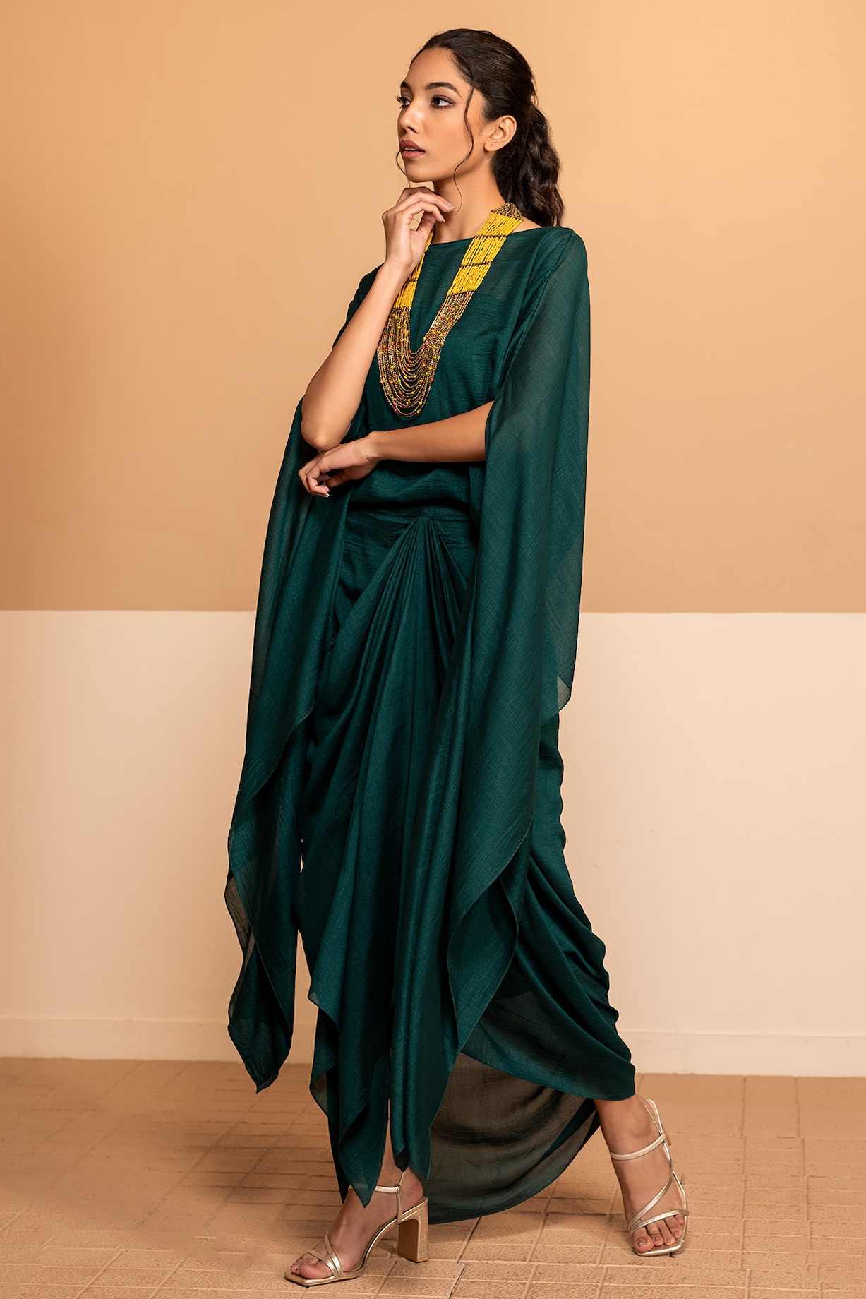 Leilani Shamrock Green Kids Kaftan